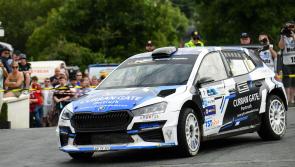 Callum Devine makes it three in a row at the Donegal International Rally