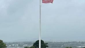 Appeal for return of iconic US flag stolen from Foyle College