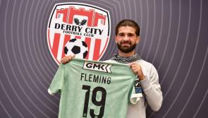 Full back Brandon Fleming signs for Derry City