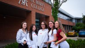 IN PICTURES: St Mary's College pupils receive their A-Level results