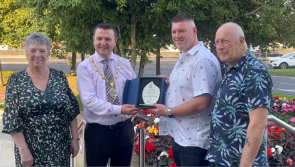 WATCH: Mayor of Derry and Strabane honours Daryl Gurney’s recent 'World Cup of Darts' success