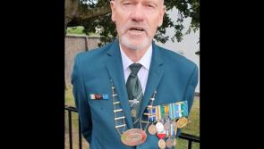 Memorial Stone unveiled in City Cemetery 'dedicated to all members of the Irish Defence Forces interred in all cemetries in the Derry City and Strabane District Council area' 