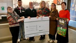 Derry F&eacute;ile donates &pound;1,000 to Gaza health appeal