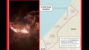 Derry protest on Israeli attack on al-Ahli Arab Hospital 