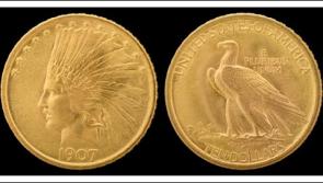 How did a woman from Donegal become the face of the American ten dollar gold coin?