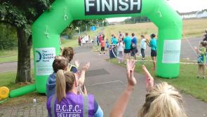 WATCH: Benjamin Thompson crosses the finish line of his first ever Try-A-Tri!