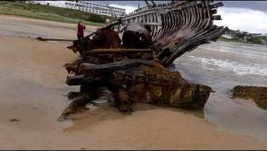 WATCH: What does the future hold for famous shipwreck on a Donegal beach?