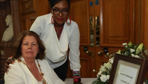 Mayor opens Book of Condolence in memory of Chloe Mitchell in Derry's Guildhall