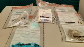 Suspected drugs seized and man arrested