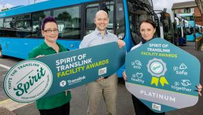 Derry Translink facilities enter SPIRIT of Translink Awards 2023