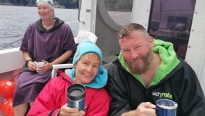 Gartan Open Water Swimmers brave the elements to conquer the North Channel
