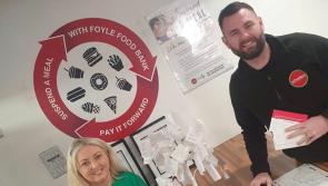 Derry restaurant donates vital meals to Foyle Foodbank