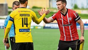 Derry City captain Patrick McEleney has a 'skip' in his step