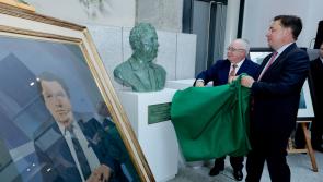 Bust of John Hume unveiled to mark 25 years since Nobel Peace Prize 