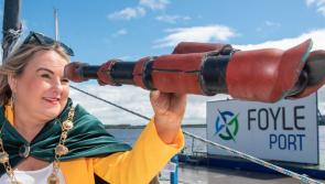 Mayor joins Lilies of the Lough to unveil Foyle Maritime Festival