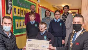 Derry pupils donate money fundraised to Mayor's charity