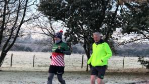 Snow falls as Derry’s Ronan smashes 1,000-day run for Foyle Hospice 