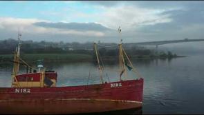 WATCH: Brilliant 'bird's eye' footage of the boat which has been stuck in the River Foyle in Derry for months