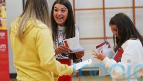 A-level students celebrate results after ‘rollercoaster’ experience