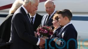King asks Belfast children: ‘Are you enjoying your day off school?’