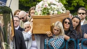 Loved ones weep at funeral for ‘murdered’ young mother-of-one Hollie Thomson