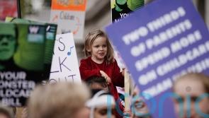 Thousands join March of the Mummies to demand childcare reforms