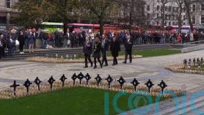 Armistice Day marked at Cenotaph in Belfast