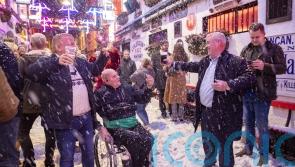 Famous Christmas ad brought back to life in Belfast