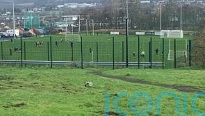 Explosive device discovered yards from where children were playing football