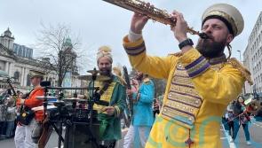 Musical theme as thousands attend St Patrick’s Day parade in Belfast