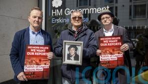Families of Troubles victims continue protest against legacy Bill