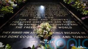 Queen’s coronation bouquet laid in Westminster Abbey