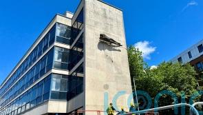 Distinctive sculpture removed from Belfast junction after 60 years