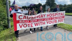 Rally hears call for restoration of maternity services at Causeway Hospital