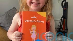 Darcee, 5, is cover star of book explaining her skin condition to classmates