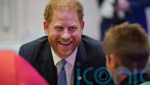 Harry shares balloon jokes with WellChild Awards winners
