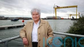 Defence minister praises Northern Ireland industry as she boards ‘flying ferry’