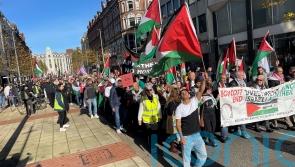 Thousands take part in pro-Palestinian rally in Belfast