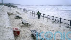 In Pictures: Storm Babet brings unprecedented flooding and huge waves