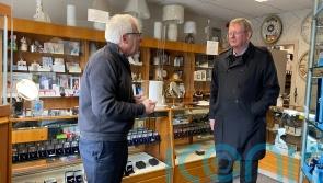 Lord Caine returns to Downpatrick to see flood recovery work