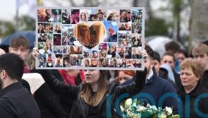 Final loving texts of teenage couple killed in crash read to funeral mourners