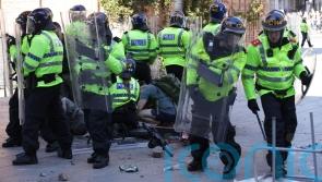 Violent disorder sees police officers injured as Prime Minister vows action