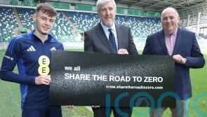 Northern Ireland football star backs road safety drive