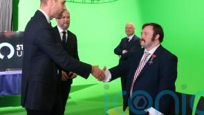 William charmed by Northern Ireland’s own prince of the silver screen