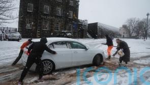 Storm Bert batters UK with wind, rain and snow