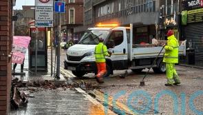 Storm Darragh: Train lines reopen but thousands remain without power in NI