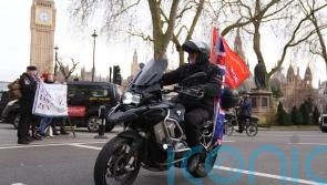 British Army veterans of Northern Ireland Troubles march on Westminster