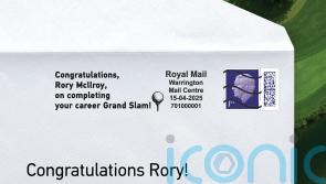 Rory McIlroy’s career grand slam celebrated with Royal Mail postmark