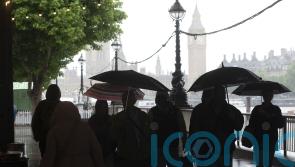 Sudden downpours and rumbles of thunder across parts of England