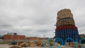 Legal action expected over loyalist bonfire sparking concern in Belfast